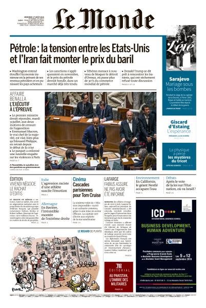 Le Monde du 16 Juin 2019