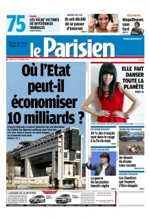 Le Parisien + Cahier de Paris du 11 Septembre 2012